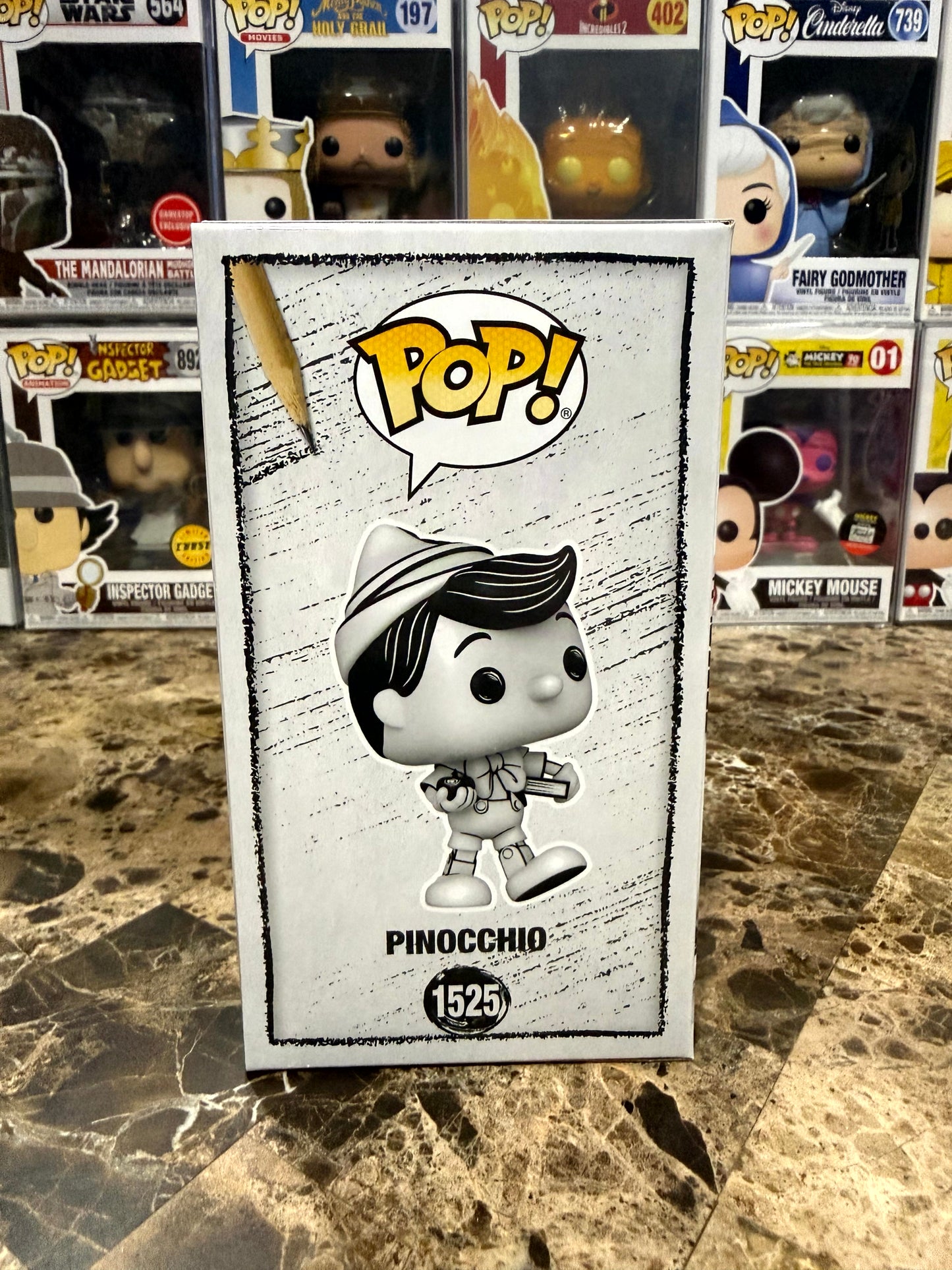 Pinocchio (Black & White) — Pinocchio #1525 Funko Pop! Vinyl
