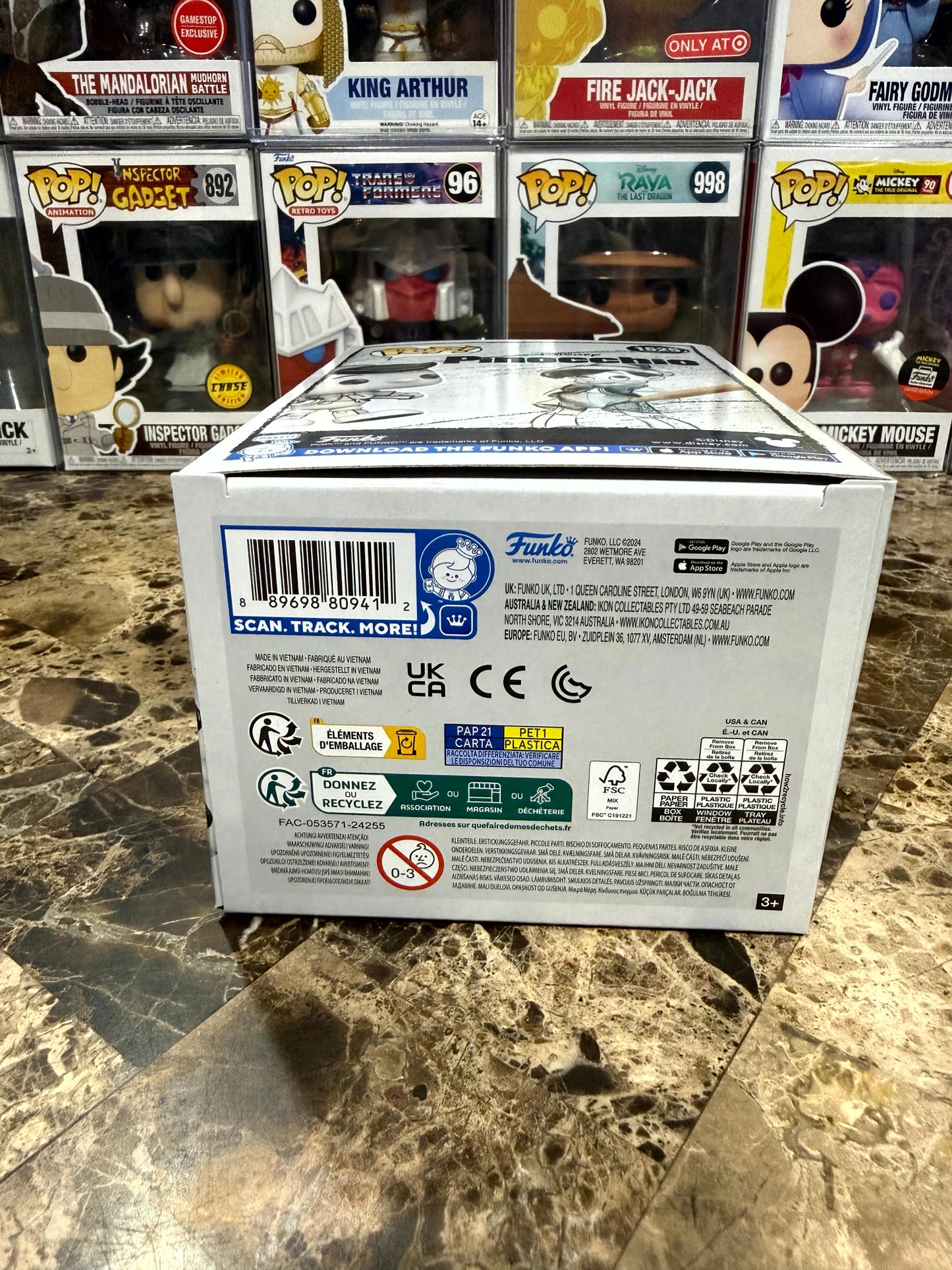 Pinocchio (Black & White) — Pinocchio #1525 Funko Pop! Vinyl