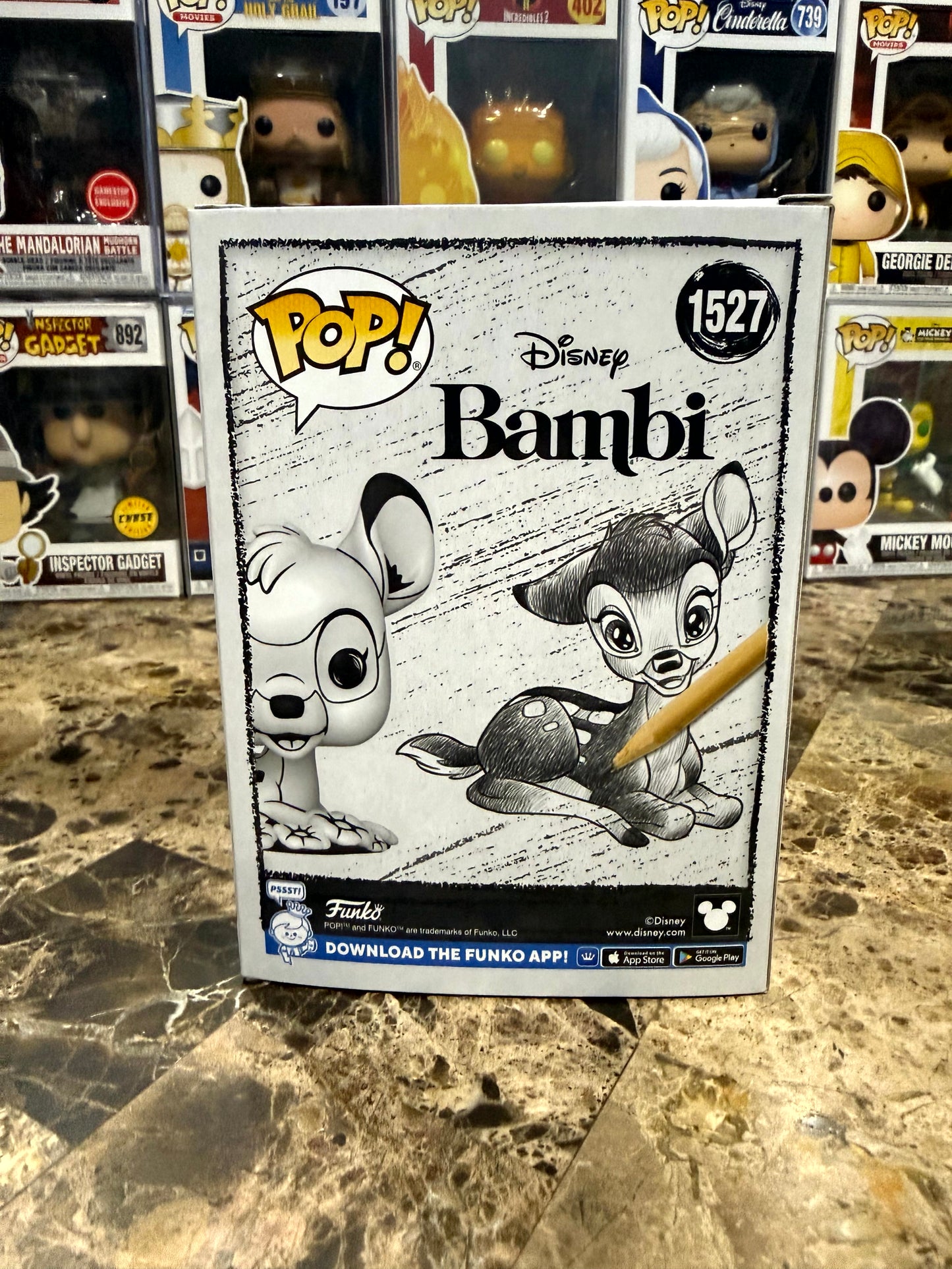 Bambi (Black & White) — Disney #1527 Funko Pop! Vinyl