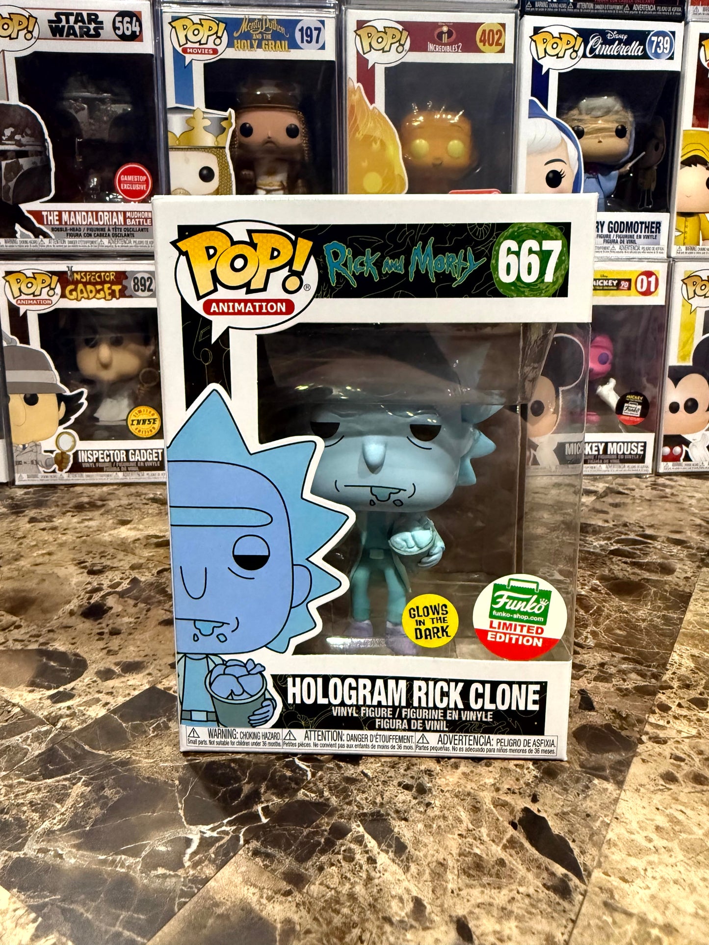 Hologram Rick Clone — Rick and Morty #667 Funko Pop! Vinyl