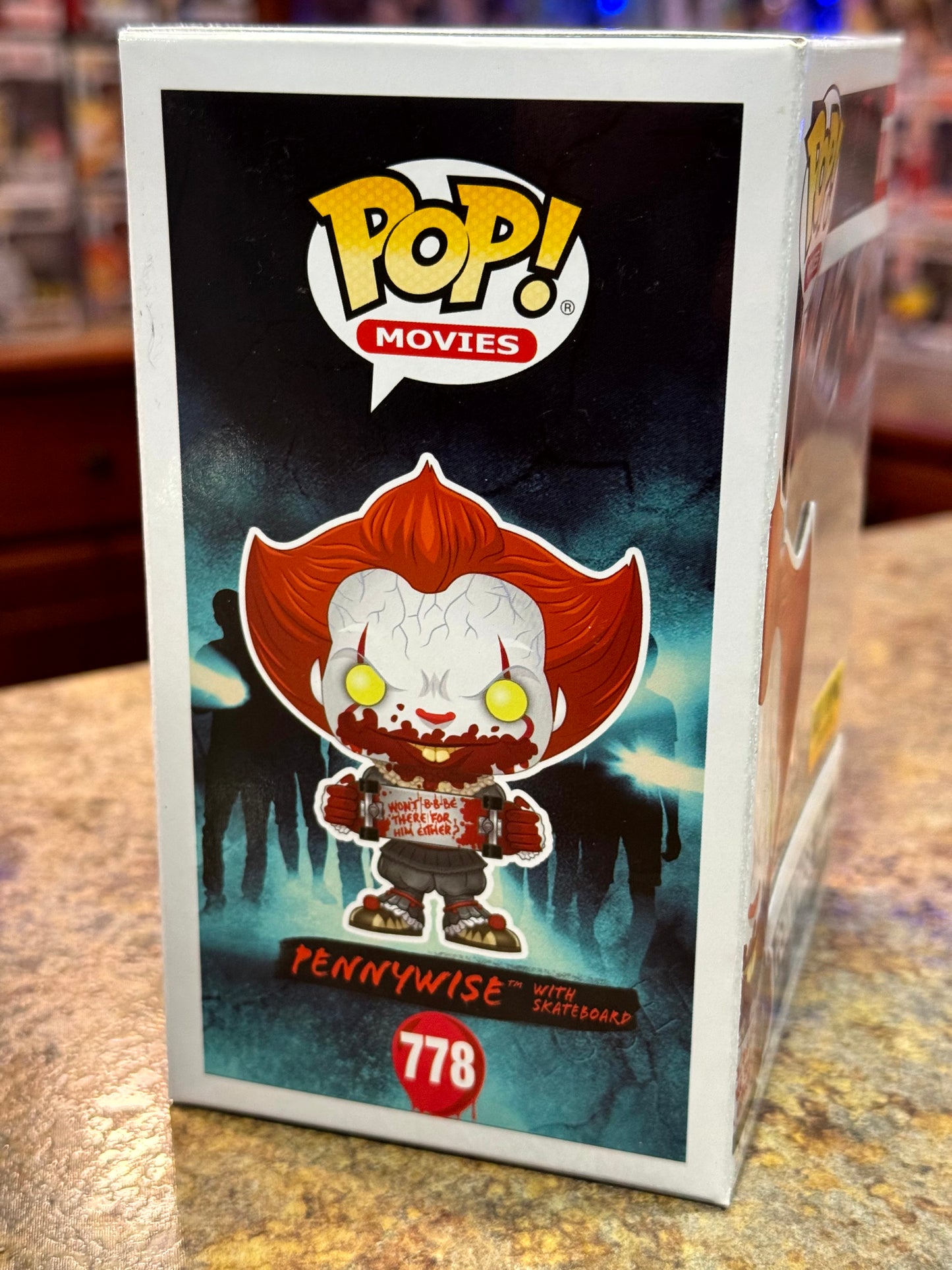 Pennywise with Skateboard — IT Chapter Two #778 Funko Pop! Vinyl