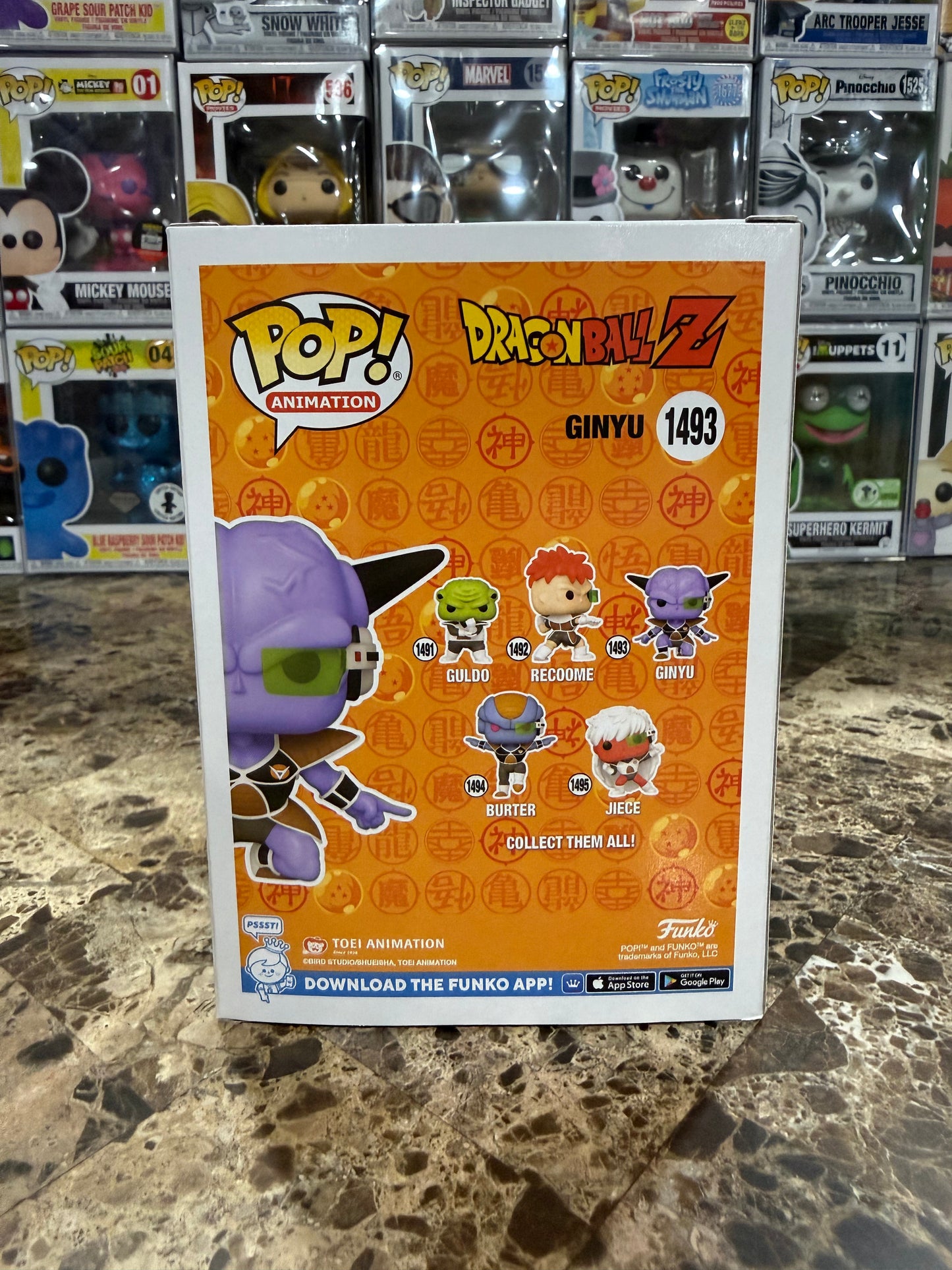 Ginyu (Glow in the Dark (Special Edition)) #1493 Dragon Ball Z - Funko Pop!