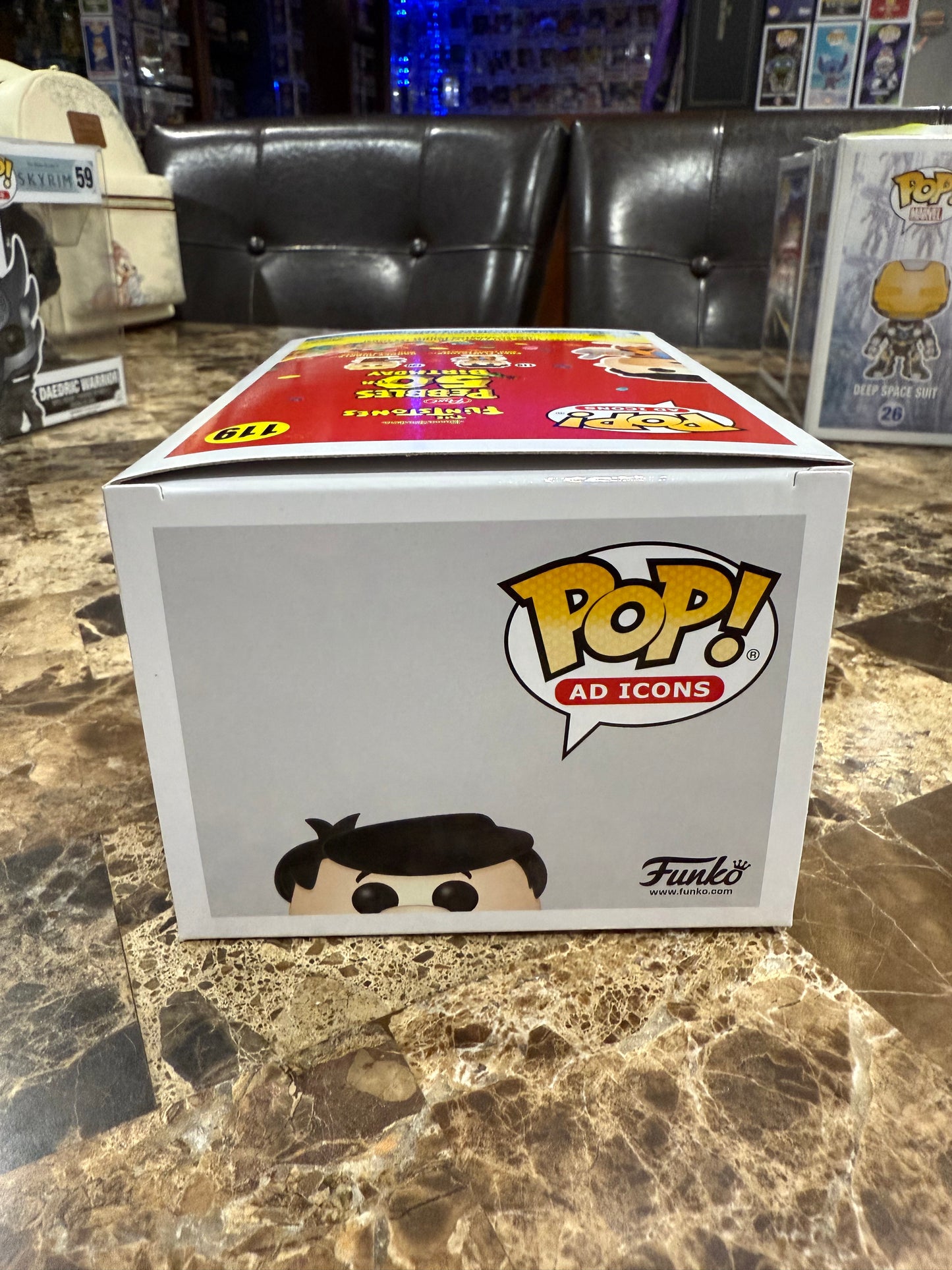 Fred Flintstone with fruity pebbles Funko Pop #119