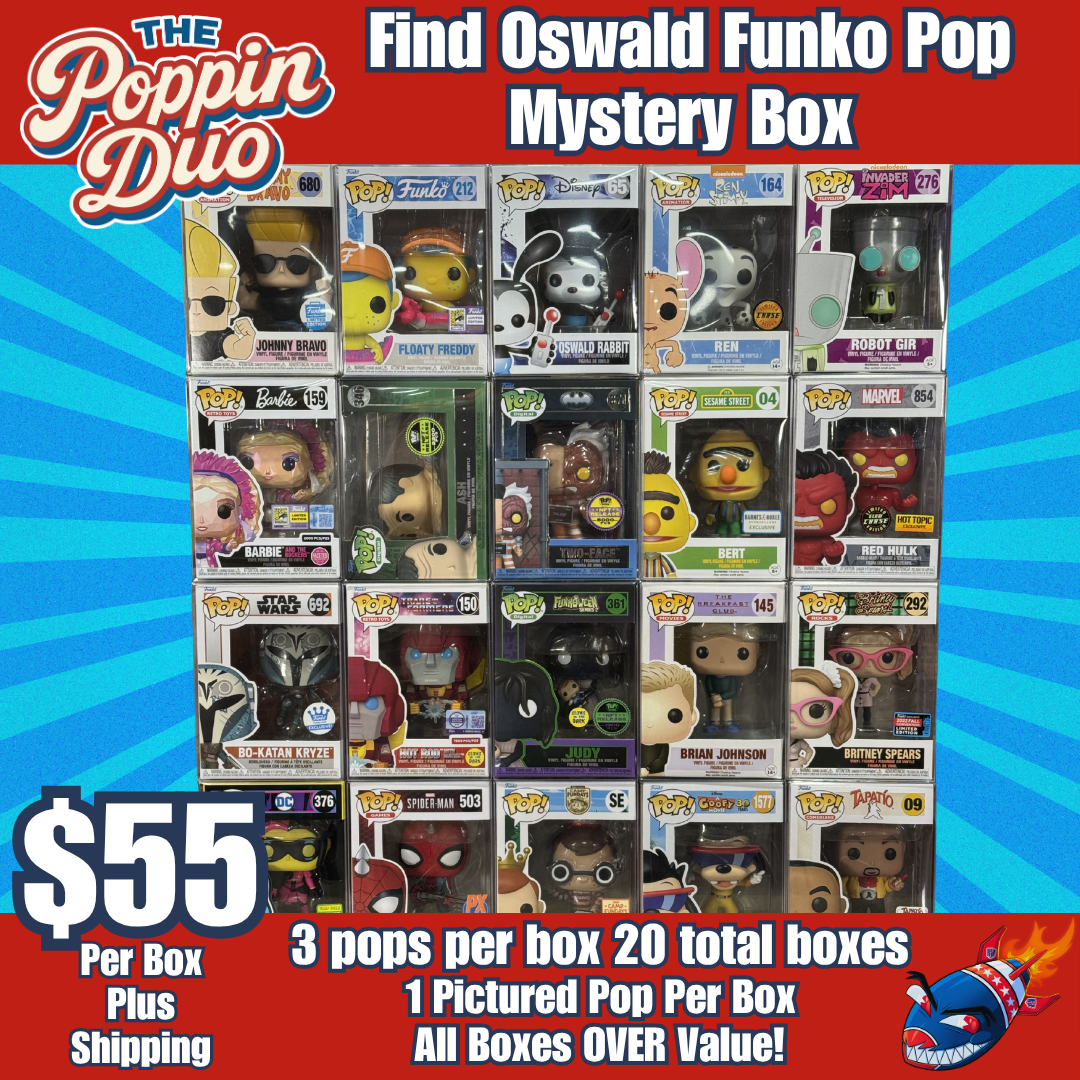 Find Oswald Mystery Box – 3 Pops Per Box | 20 Total | Over Value
